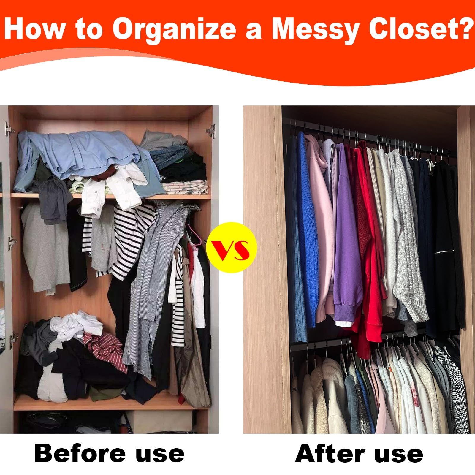 Barre Penderie Rond Aluminium Tringle À Vêtements Pour Placard, Charge 100kg, Tringle À Vêtements Pour Armoire Avec Supports D'extrémité Et Vis, Magasin De Vêtements Dortoirs(Color:Silver,Size:39in/99