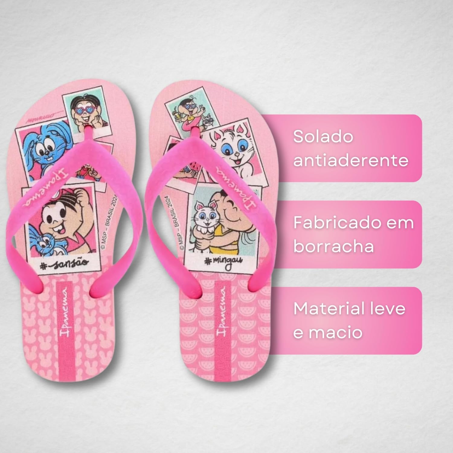 Chinelo Sandalia Infantil Turma da Monica Ipanema Original em promoção! Veja a oferta e mais achadinhos de Sandálias & Chinelos Infantis 4 Hoje é o melhor dia para comprar Chinelo Sandalia Infantil Turma da Monica Ipanema Original com aquele preço maroto! Promoção! Aproveite a oferta! 4