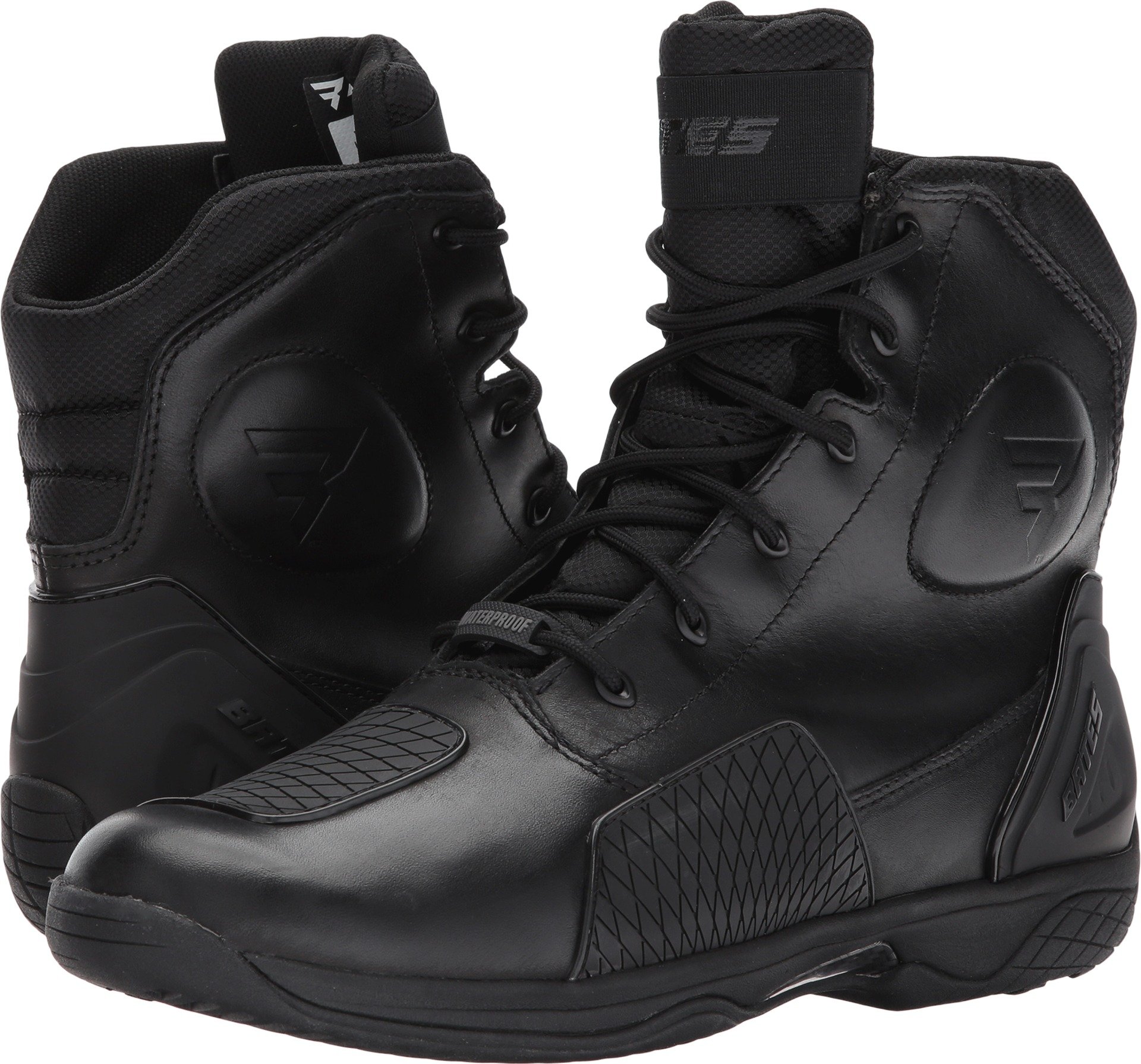 Bates Adrenaline Performance Men's Motorcycle Boots (Black, Size 8)