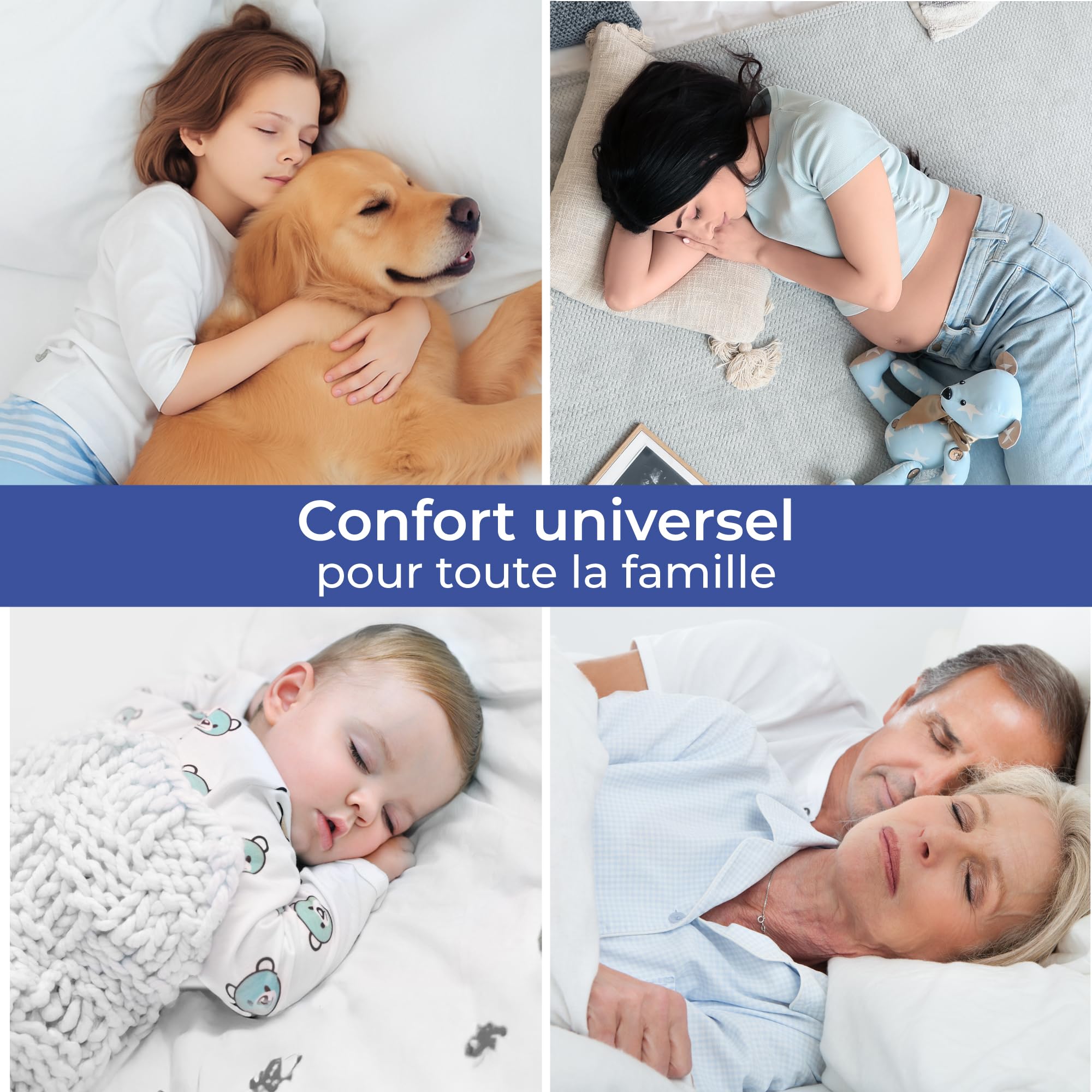 Dreamzie - Protege Matelas 70x100 cm - Absorbant et Imperméable 70x100 - Lot de 2 Housse Matelas Lavable pour Incontinence