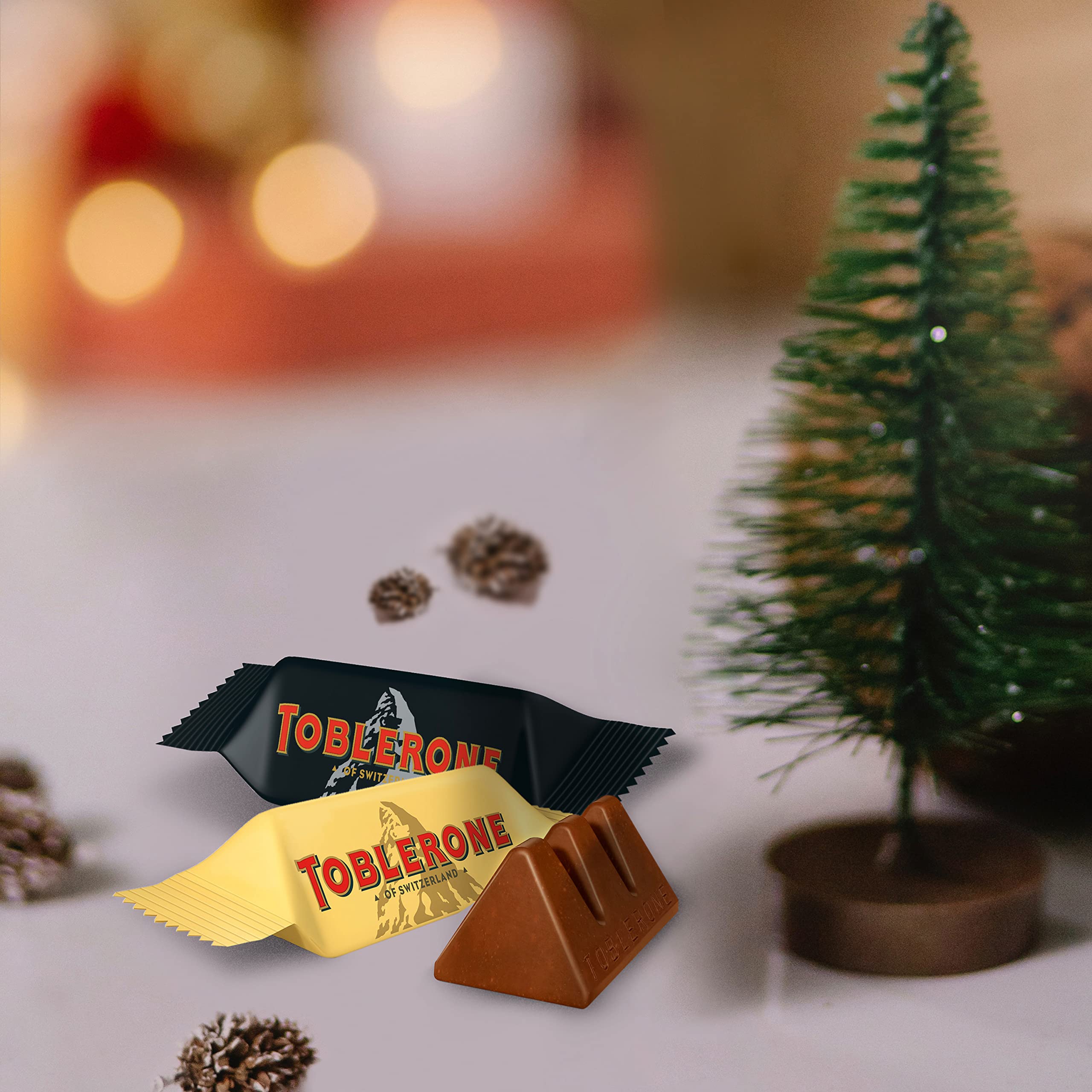 Toblerone Tiny Swiss Chocolate Gift Set, Dark Chocolate, Milk Chocolate