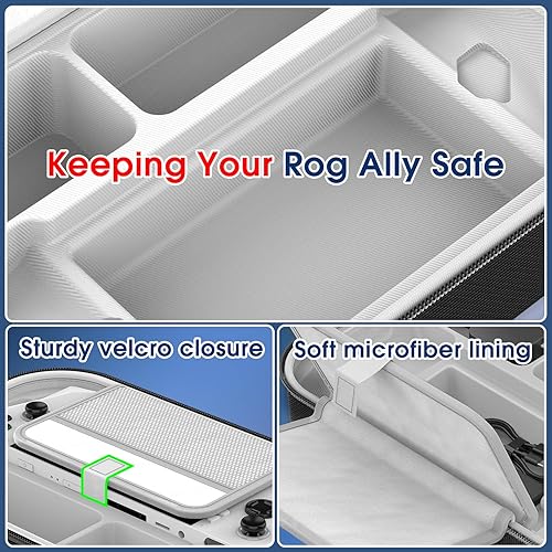 Miniatura 5 de Biftrew Rog Ally Carrying Case Compatible with Asus Rog Ally 2023, Large Capacity Travel Storage Carrying Case for Asus Rog Ally Gaming Handheld &