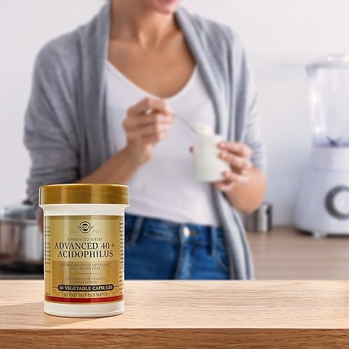 Miniatura 6 de Solgar Advanced 40 Acidophilus 120 cápsulas vegetales  Apoya la flora intestinal saludable  15 mil millones de microorganismos por porción  Sin