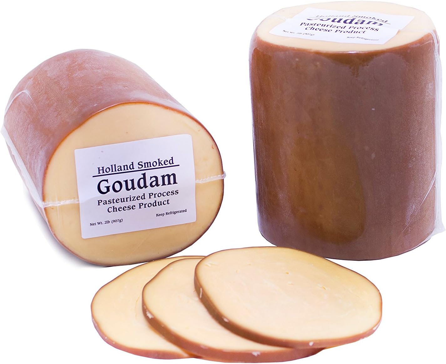 Dutch Garden Smoked Goudam Cheese, 2 Pound (Pack of 2)