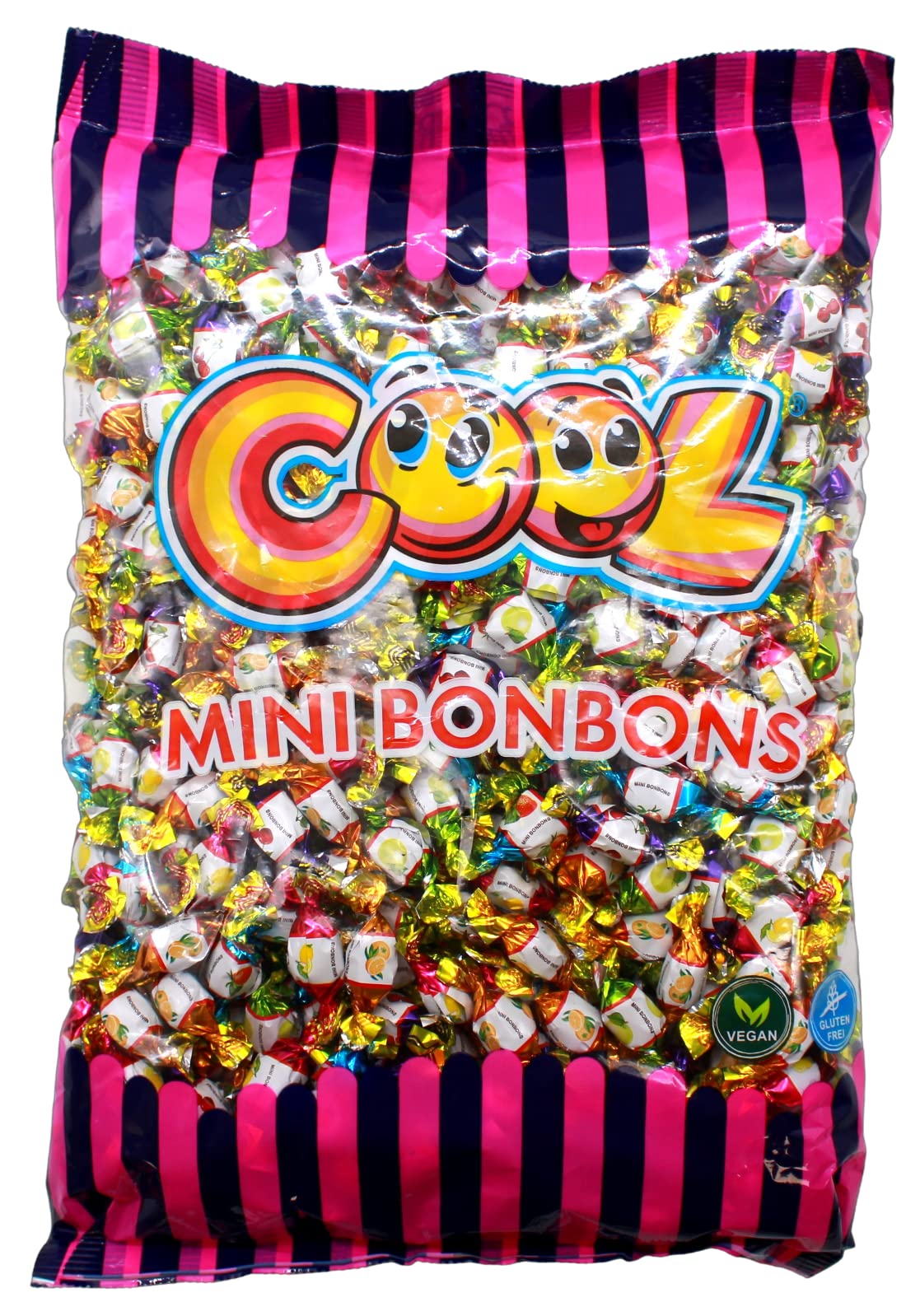 Cool Mini Bonbons Frucht Mix, 6er Pack (6 x 1kg)