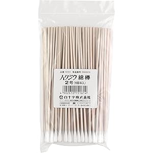 Amazon Co Jp 日本綿棒 ふわふわ綿棒 小型犬用 100本入 ペット用品