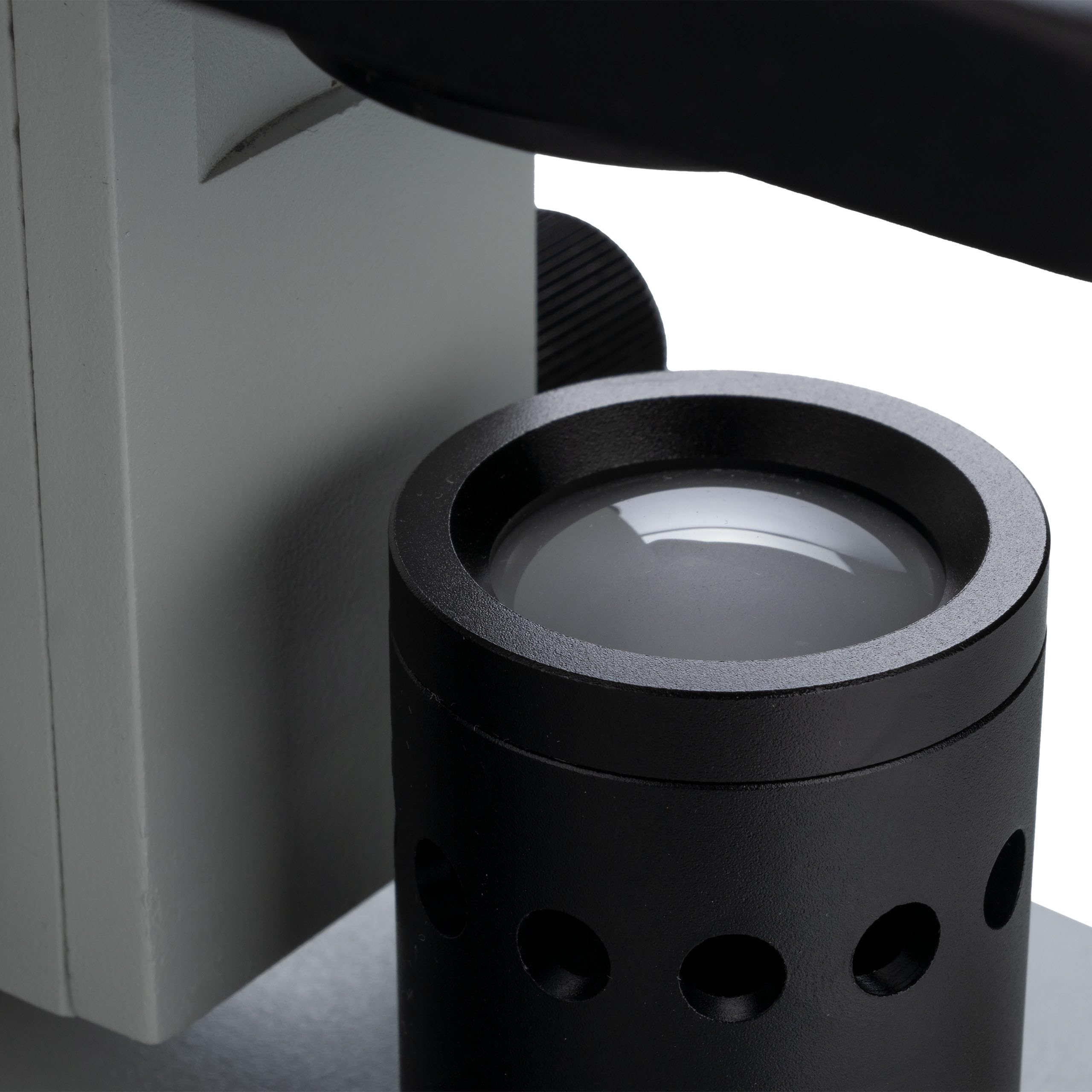 Rosfix Microscopio Biológico Uran Pro MBUP - Monocular 45°, Cabeza Giratoria 360°, Óptica de Vidrio, LED, WF10x/16x | Laboratorio, Didáctica, Investigación | Microscopio Profesional