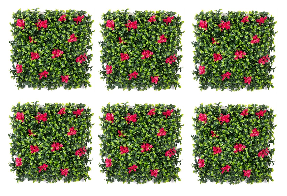 Artificial Wall Grass Tiles - Butterfly Design -9