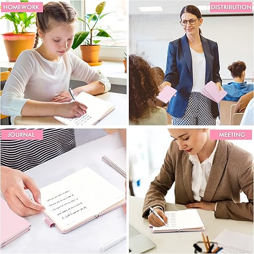 Miniatura 7 de feela Paquete de 15 cuadernos pequeños de bolsillo a granel, mini bloc de notas de notas de tapa dura con rayas universitarias con soporte para