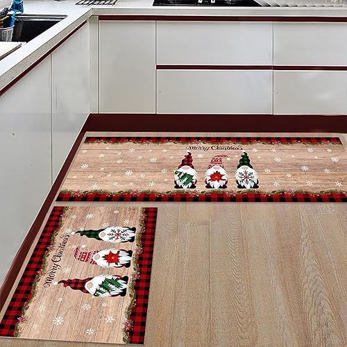 Miniatura 114 de Alfombras de cocina de Acción de Gracias, absorbentes, antideslizantes, para piso, diseño de hojas de otoño y calabaza, retro, alfombra y tapetes