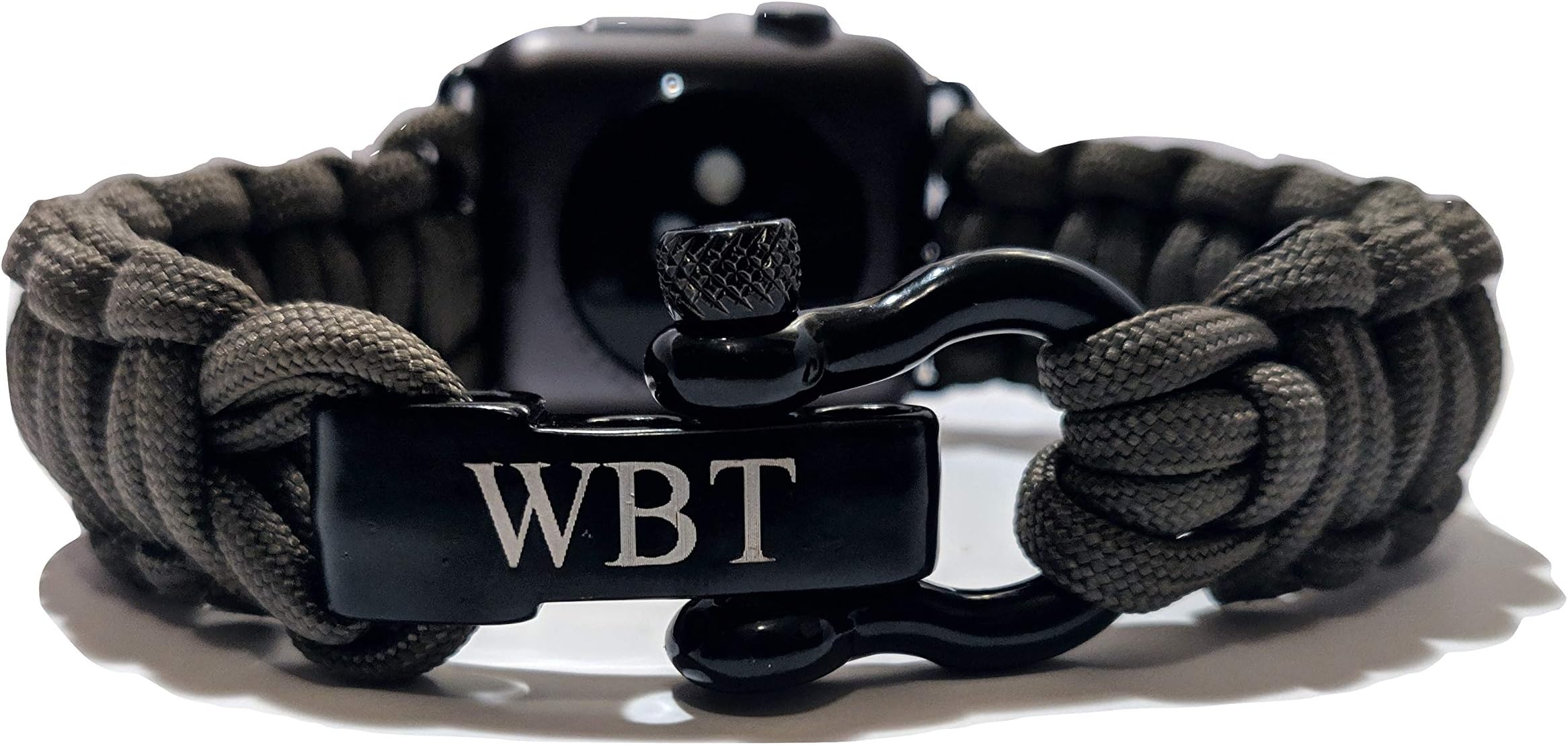 WATER BEAR TACTICAL 550 Paracord Band Made for Apple Watch 42mm & 44mm for Apple Watch Series 6, 5, 4, 3, 2, 1