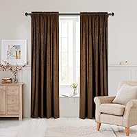 Vista 35 de Cortinas de doble cara de felpilla para cortina de cocina, cenefa para sala de estar