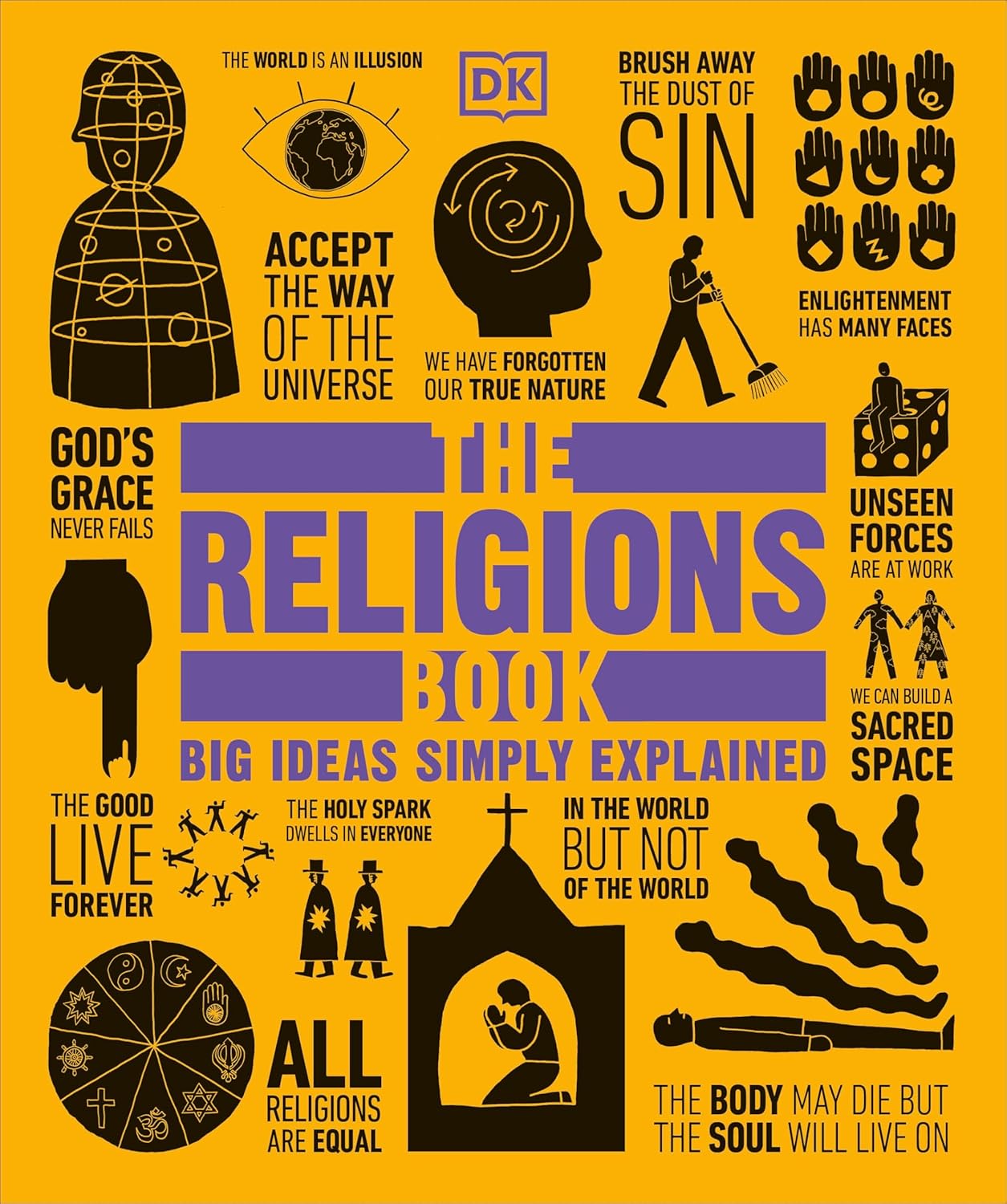 The Religions Book by DK: Big Ideas Simply Explained | Visual Guide to World Faiths, Beliefs & History