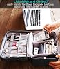 HCFGS Electronic Bag - Electronic Accessories Organiser - Universal Travel Cable Organiser Bag (Black)