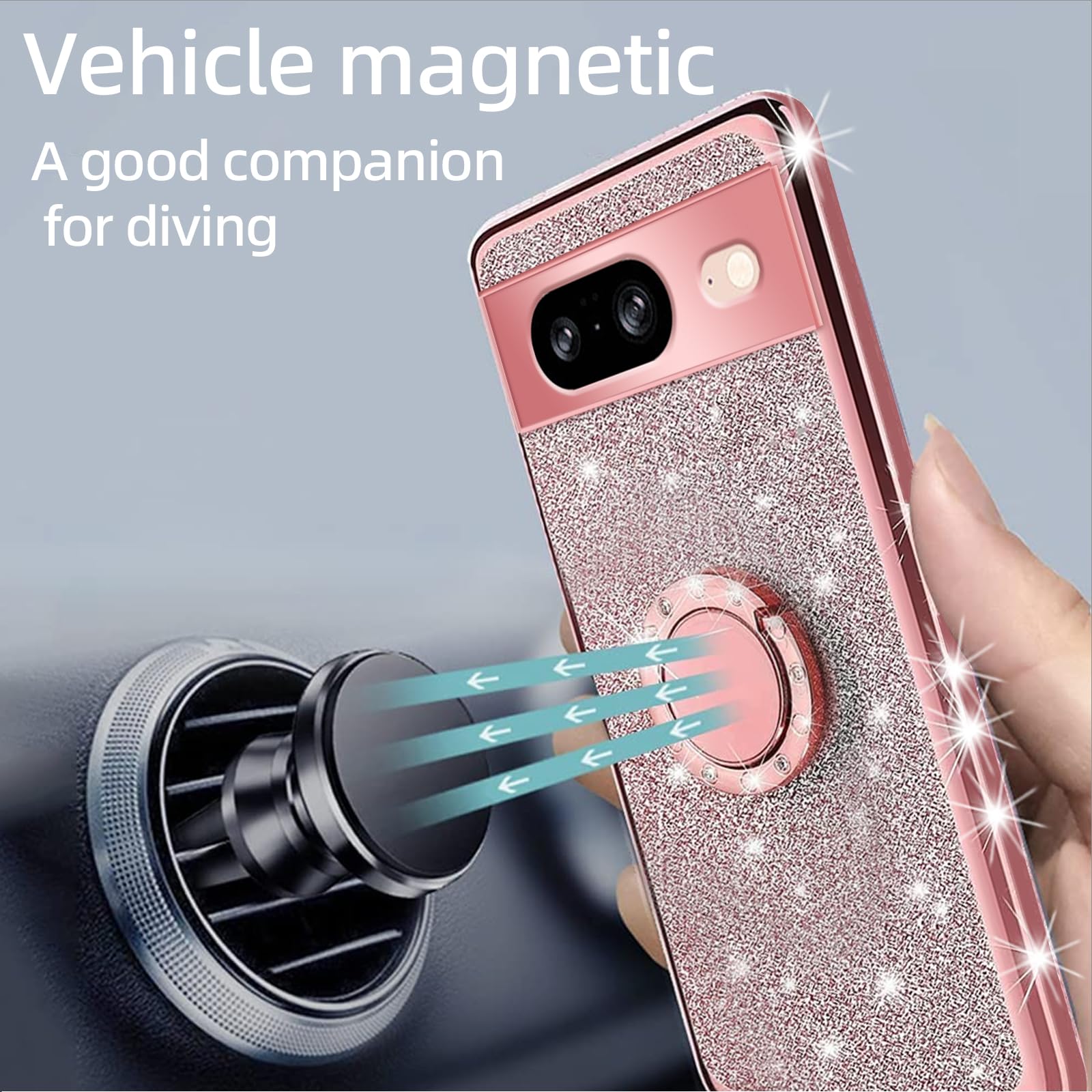 Google Pixel 8★SIMフリー★Roseケース付き！ Amazon | Google Pixel 8 128GB SIMフリー [Rose