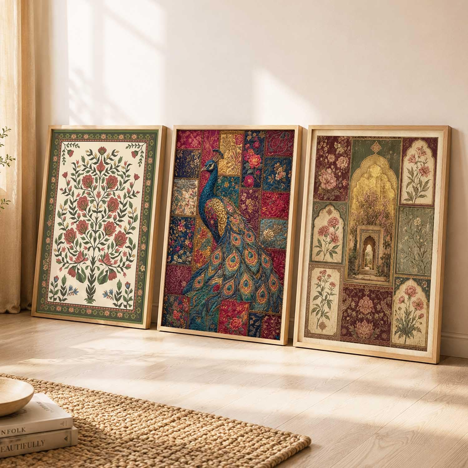 Madhubani Wall Art - Indian Traditional Painting -11