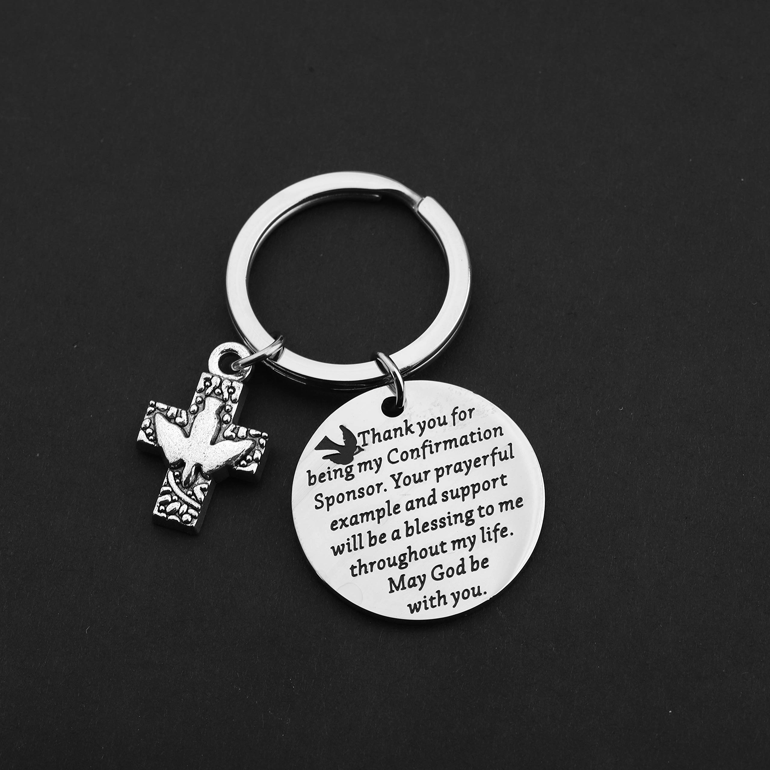 TIIMG Confirmation Sponsor Keychain Thank You for Sponsor