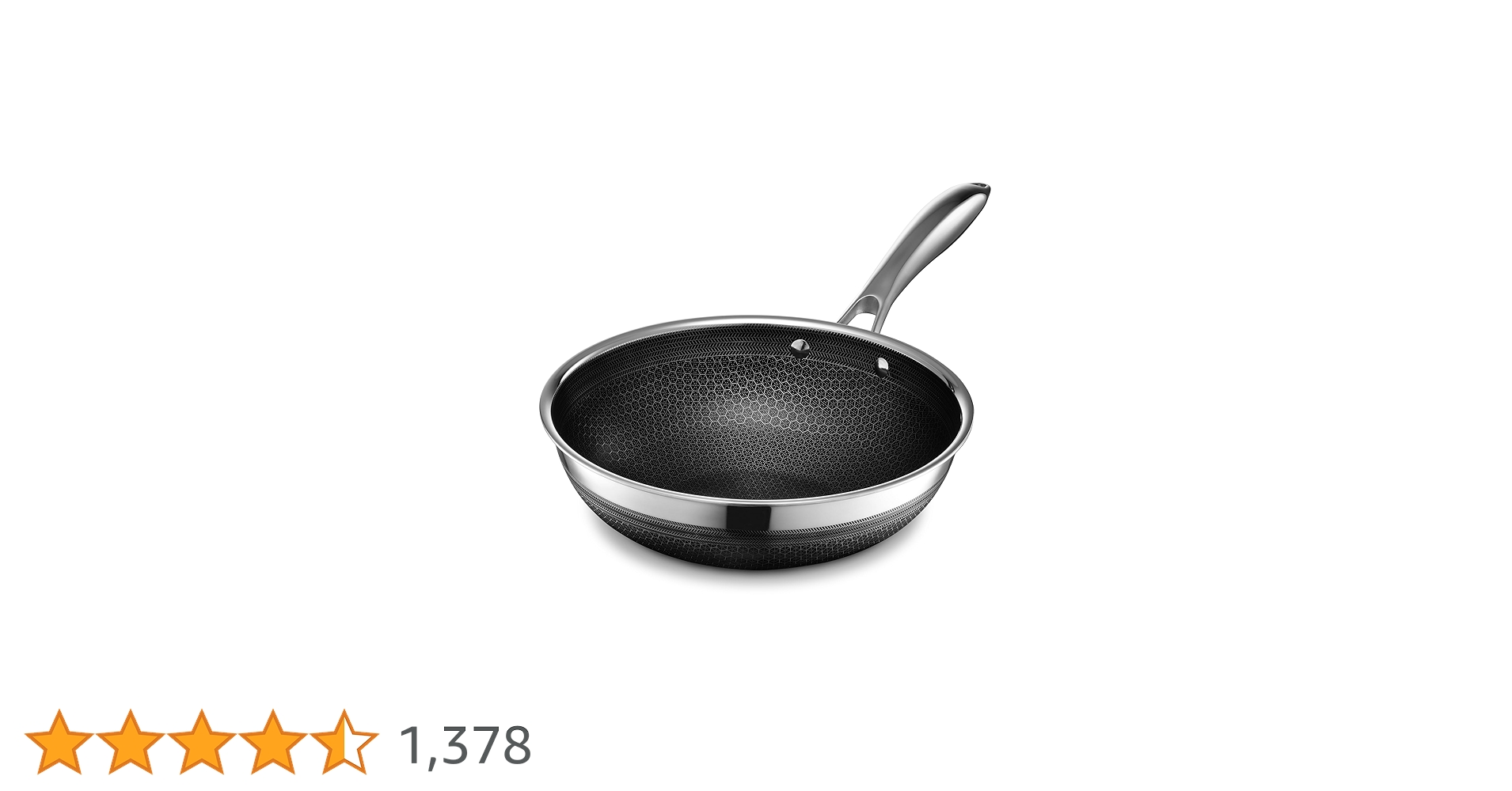 Amazon｜HexClad ハイブリッド ノンスティック 中華鍋 【26cm
