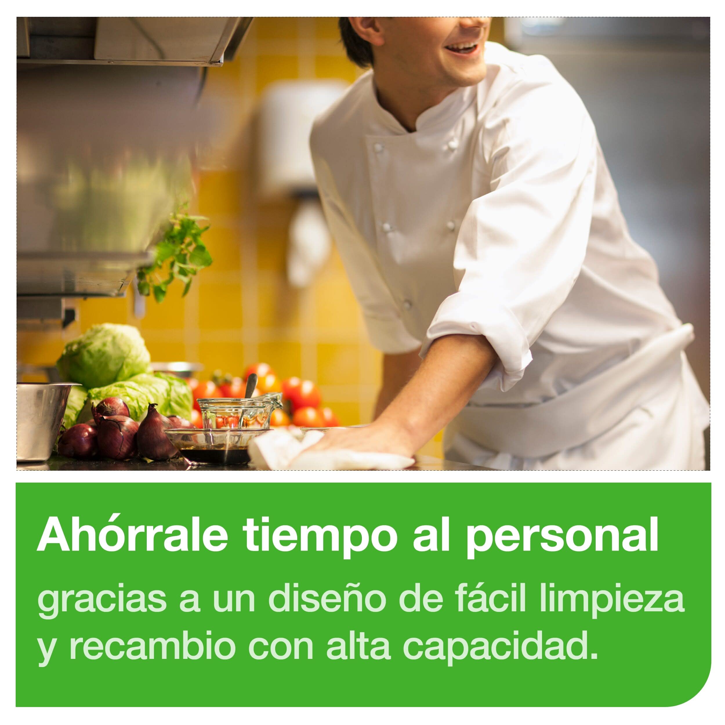 Tork 559000 Dispensador de alimentación central Elevation/Soporte de papel mecha compatible con el sistema M2 / Blanco