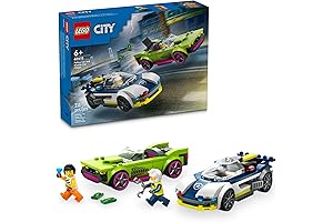 LEGO City Police Car and Muscle Car Chase: Unleash thrilling adventures with...