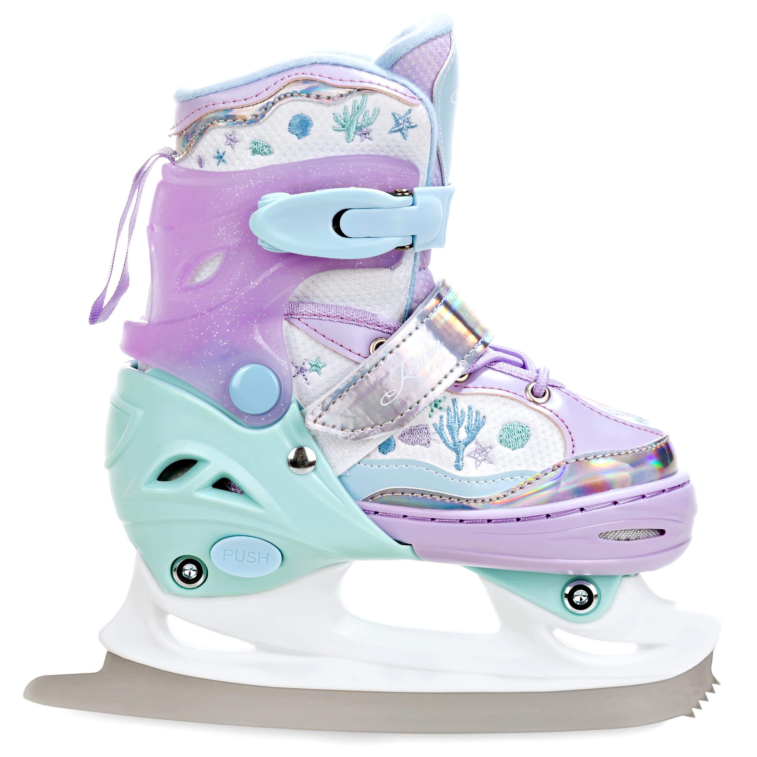 RAVEN Advance 2in1 Pattini da ghiaccio Pattini in linea Inline Skates per bambini e adulti regolabili
