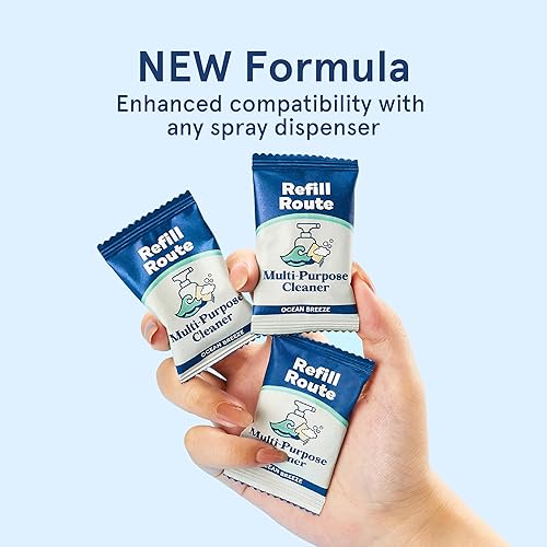 Miniatura 2 de Recambios de limpiador multiusos, tableta limpiadora de múltiples superficies con botella de spray de limpieza, spray de limpieza multiusos que hace