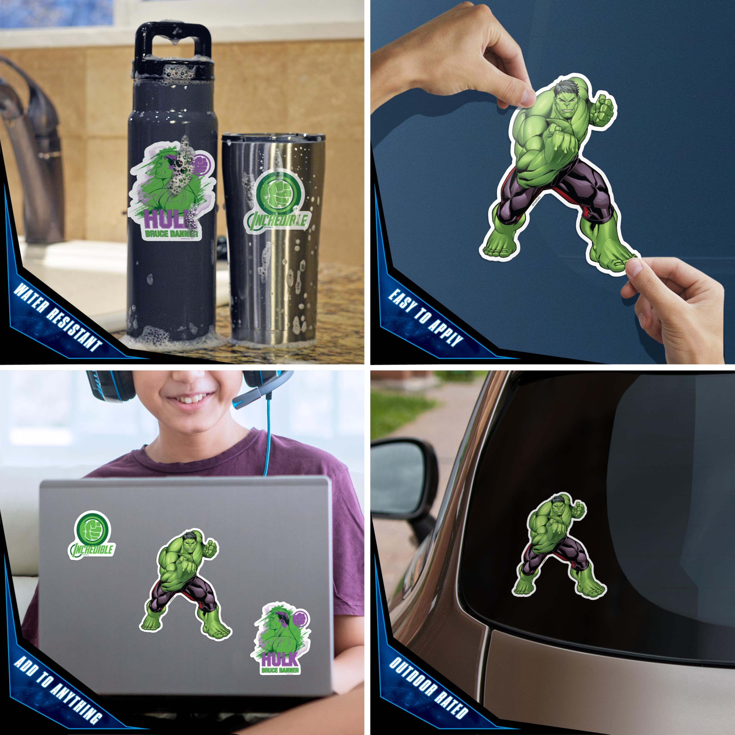 X2 INCREDIBLE HULK SYMBOL LOGO Vinyl Decal Sticker - 0314B X2 INCREDIBLE HULK SYMBOL LOGO Vinyl Decal Sticker - 0314B