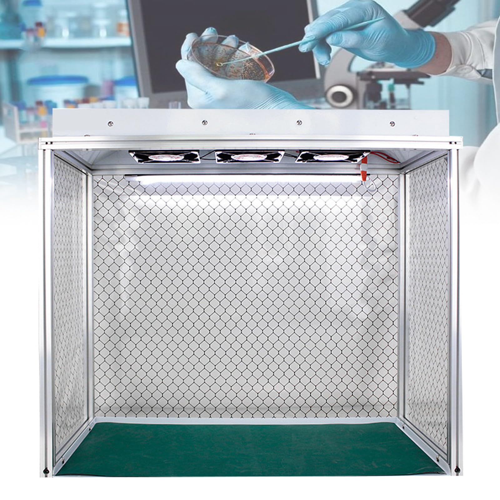 Staubfilter, Laminar Flow-Haube, Mit Hepa-Filter, FüR Reinraum, Labor, Reinraum, Pilzraum, Laminar Air Flow-Haube,220V