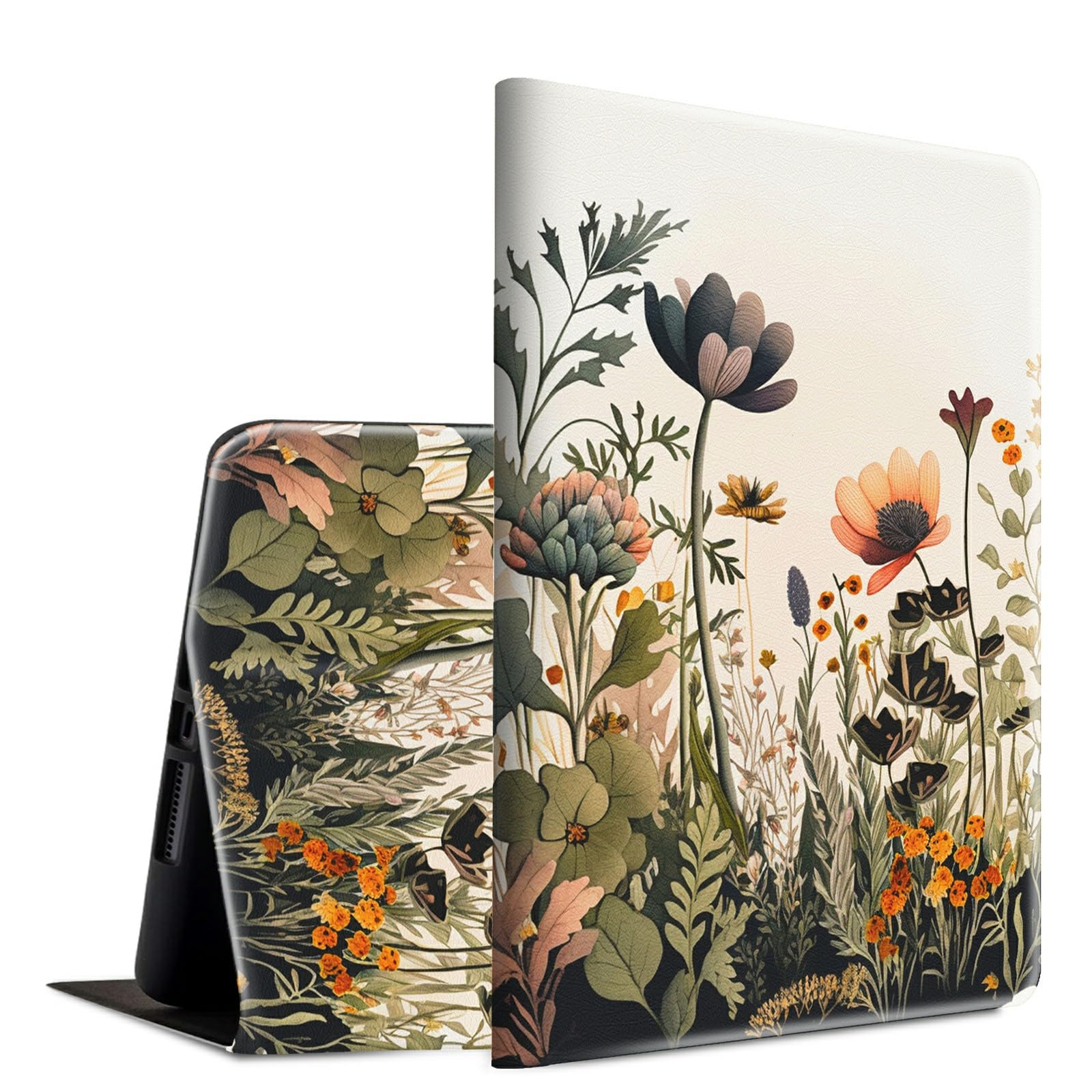 Custodia per Kindle Paperwhite di 12a generazione e Kindle Colorsoft Signature Edition 2024 da 7 pollici, leggera, in pelle PU, supporto regolabile, custodia protettiva con accensione e spegnimento