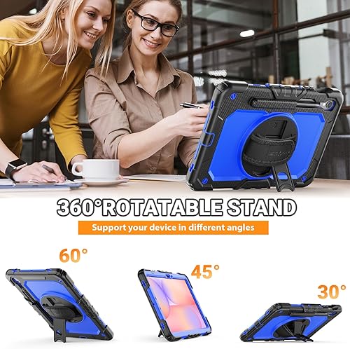 Miniatura 65 de SEYMAC Funda para Samsung Galaxy Tab S10 Lite/S10 FE/ S9 FE/ S9 5G (10.9''/11''), resistente a prueba de golpes con protector de pantalla, soporte
