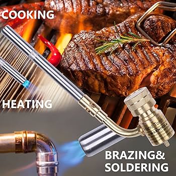 GCOOP ラパ 402 VIP Torch Propane,Propane/Mapp Gas Torch Dual Fuel Torch Kit for