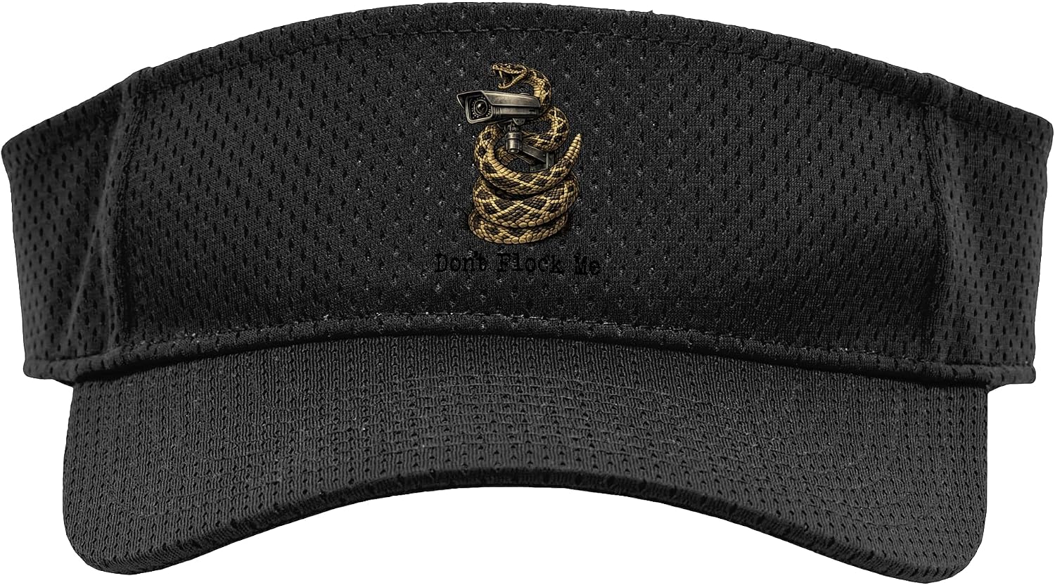 Don't Flock Me Snake Camera Graphic Men Women Funny Snake Sport Sun Visor