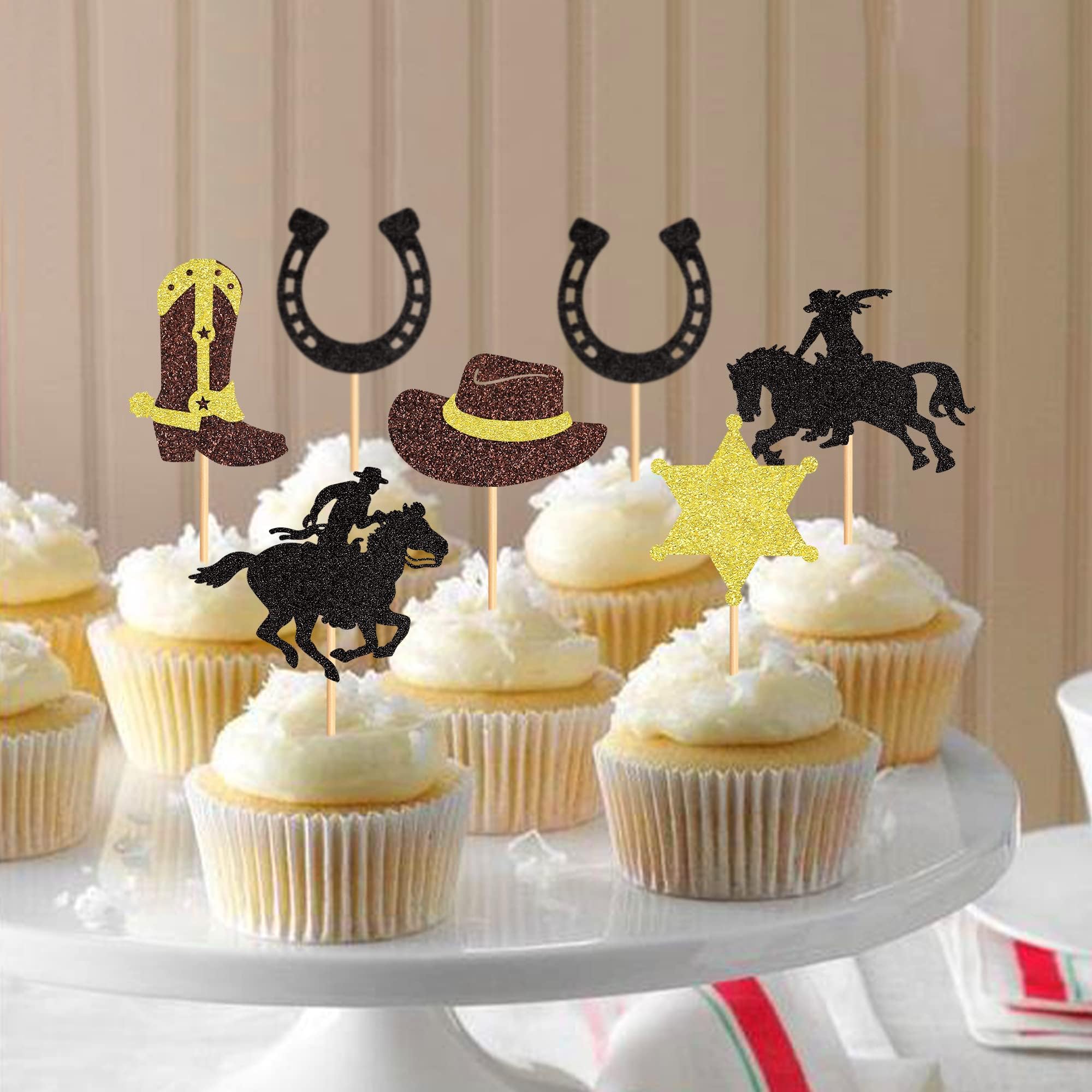 Ercadio Paquete De 24 Adornos Para Cupcakes De Feliz Cumpleaños, Diseño, image size:2000x2000