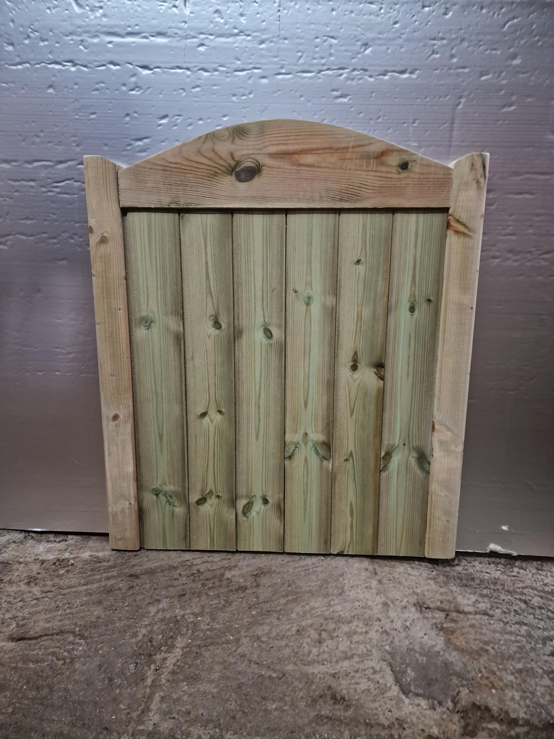 Md Carpentry Treatment Green Wooden Garden Gate Pedestrian Gate Wooden Pressure Treated 3Ft 90Cm,Wooden Garden Gate, Garden Gates Wooden, Garden Gates Wooden, (90Cm High X 99Cm Wide X 5Cm Deep)