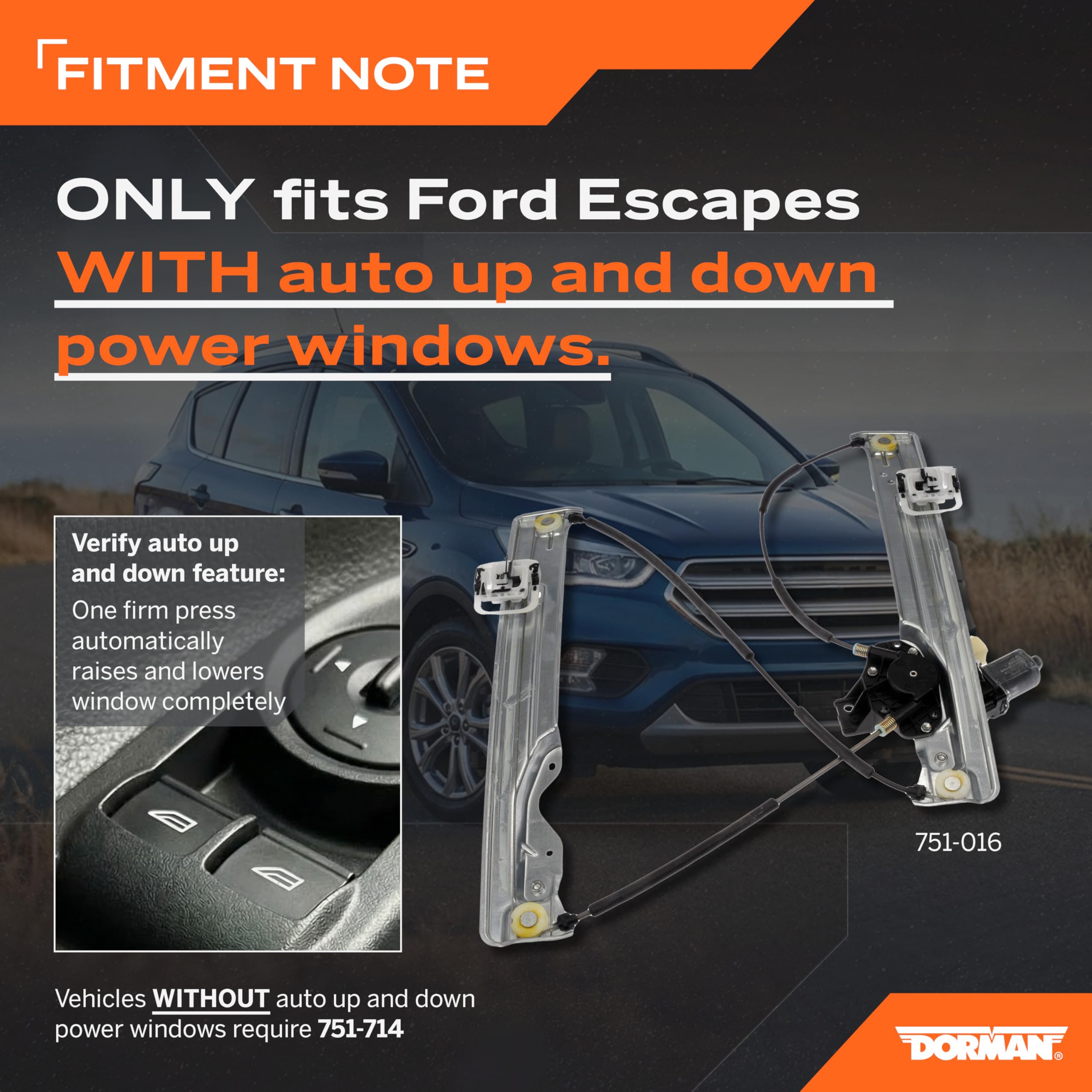 Amazon.com: Dorman 751-016 Front Driver Side Power Window
