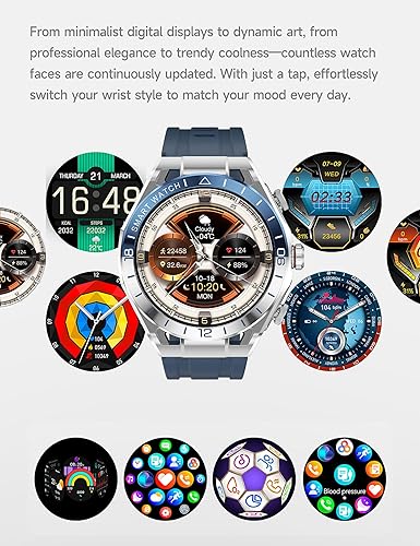 Miniatura 2 de Reloj inteligente con auriculares para hombre, reloj deportivo con podómetro, función de respuesta Bluetooth y hacer llamadas, reloj inteligente de