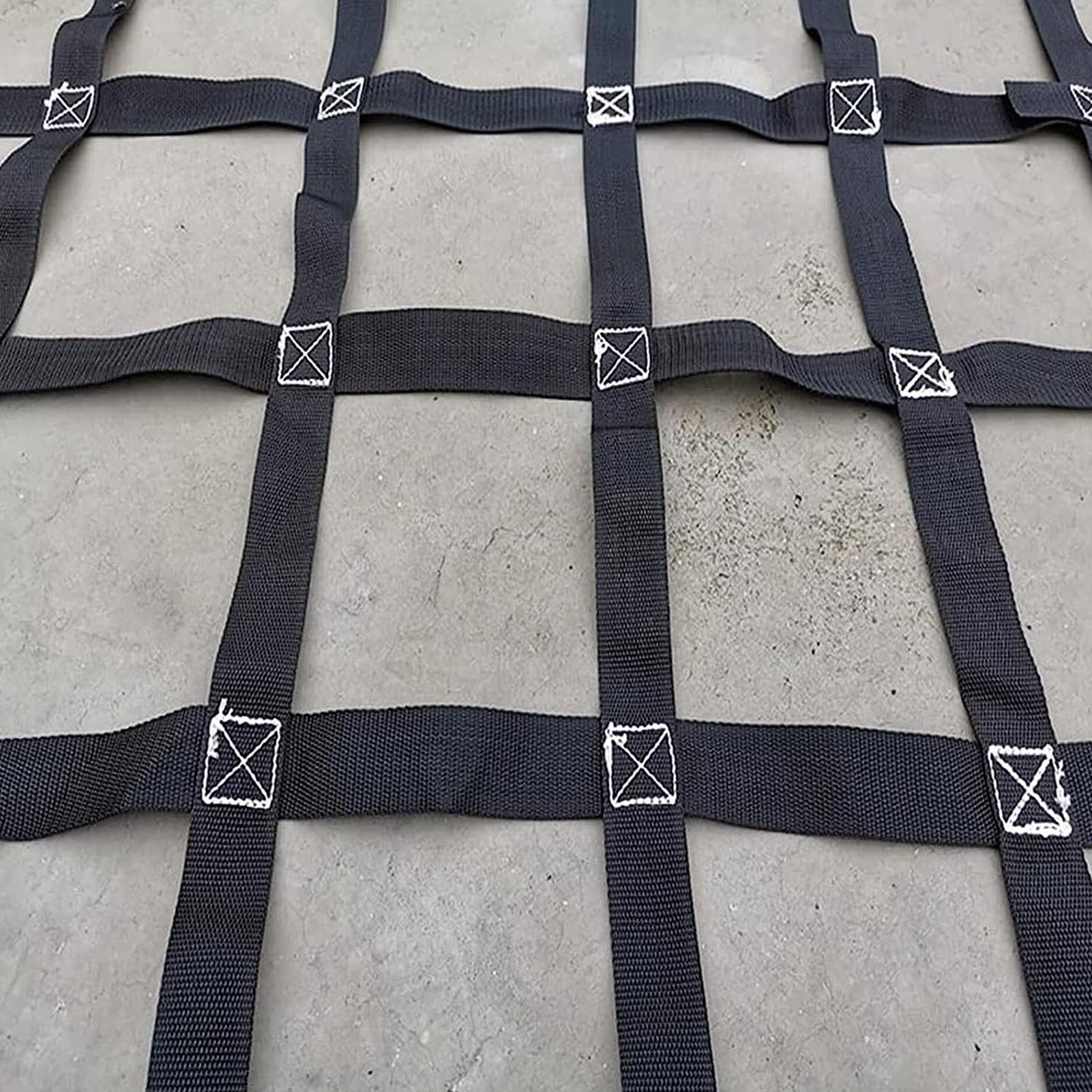 Gepäcknetz, strapazierfähig, Polyester, reißfeste Gurte, dehnbare, elastische LKW-Bett-Schutznetz zur Ladungssicherung