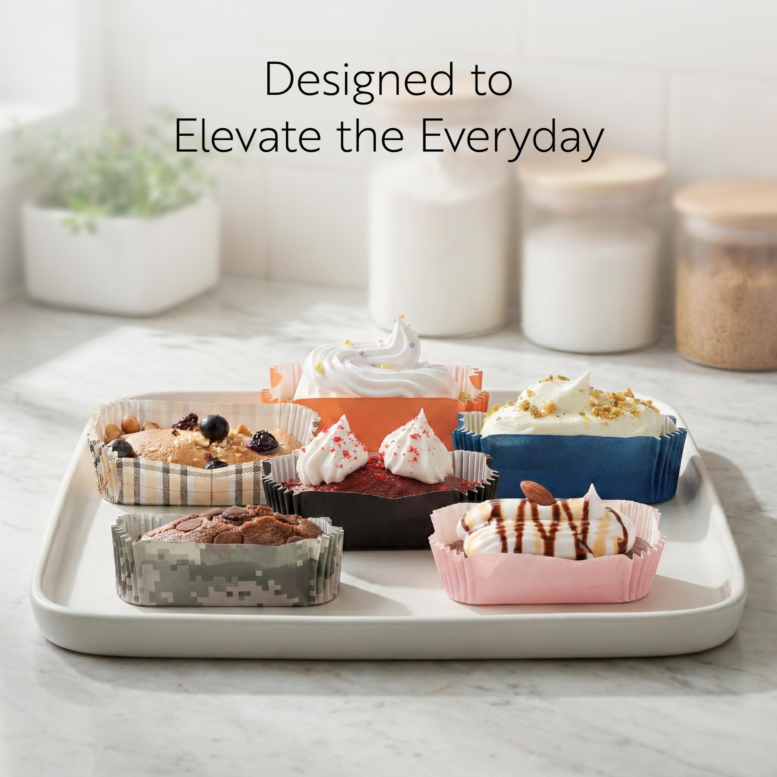 Restaurantware Panificio - Vasos para hornear de 4.5 onzas, 200 envoltorios para cupcakes estriados, listos para horno, desechables, forros desechables de papel morado, para bodas, cumpleaños y más