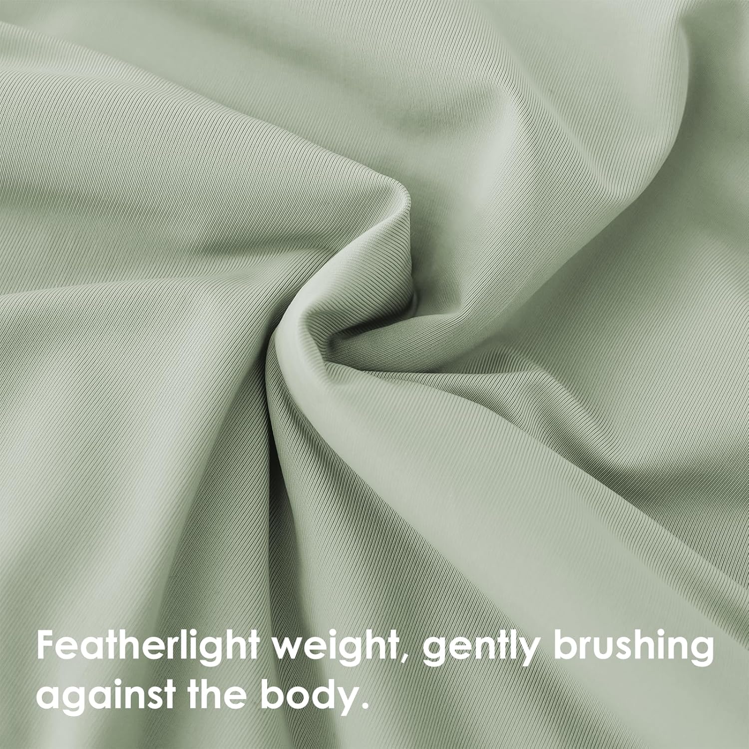 Style Quarters Cooling Comforter King Size for Hot Sleepers, Lightweight Breathable Cool Comforter for Night Sweats Reversible Soft Summer Blanket, Green&White 90"x106" - Image 6