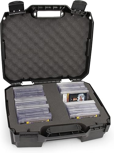 CASEMATIX Funda para tarjetas graduadas compatible con más de 60 tarjetas deportivas BGS SGC PSA y tarjetas coleccionables con caja de