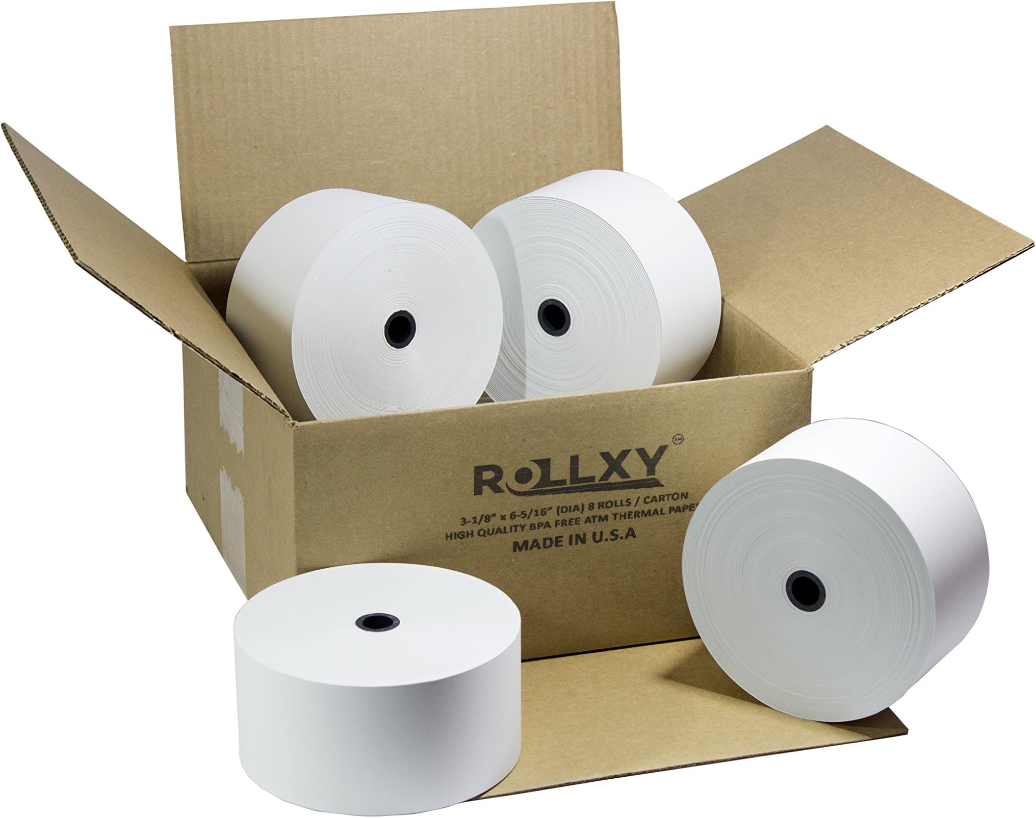Nautilus - Hyosung NH-2700CE Series 3 1/8" x 815' Heavy Thermal Paper (8 Rolls)
