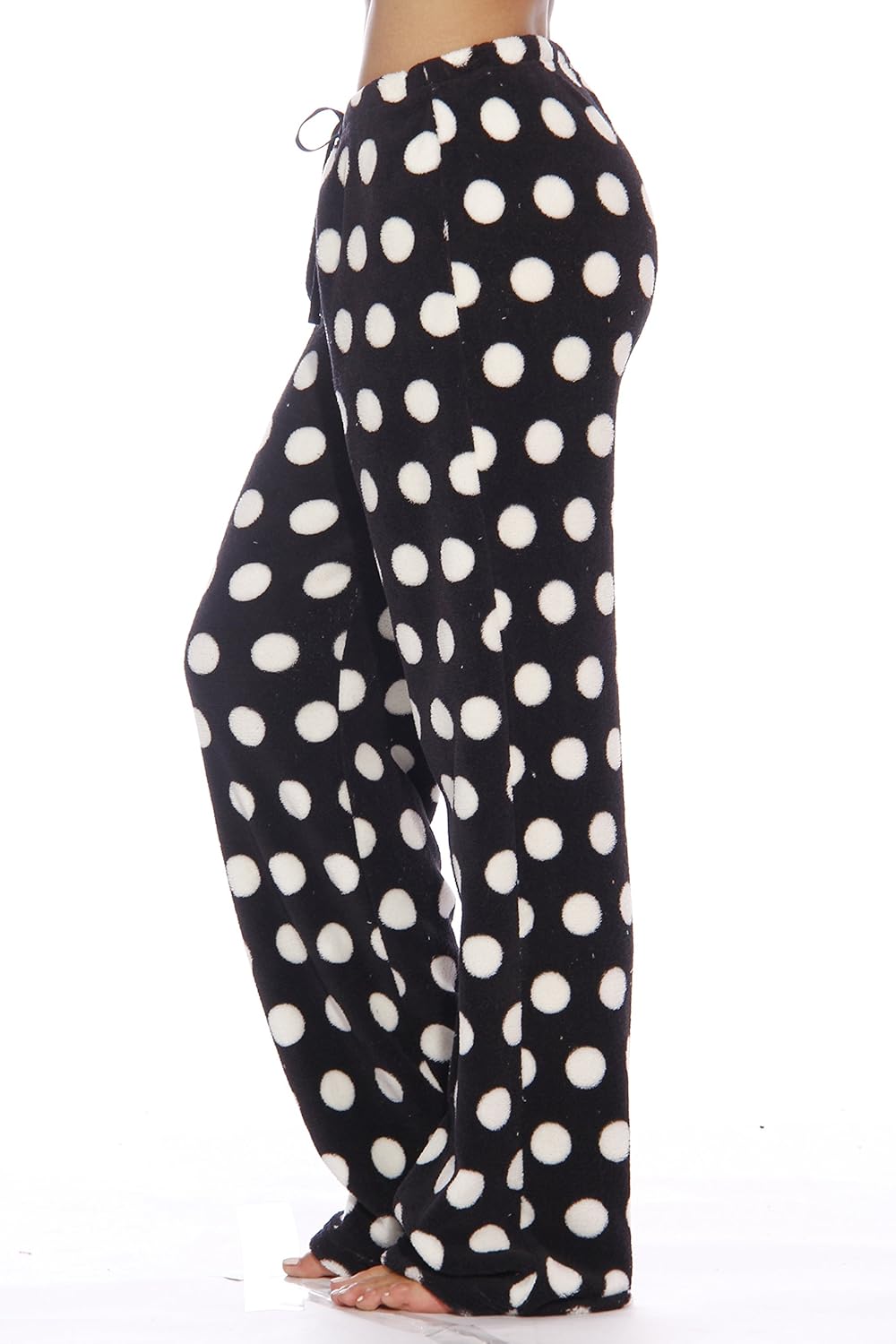 Just Love Women's Plush Pajama Pants, 2X Plus, Dots - Image 2