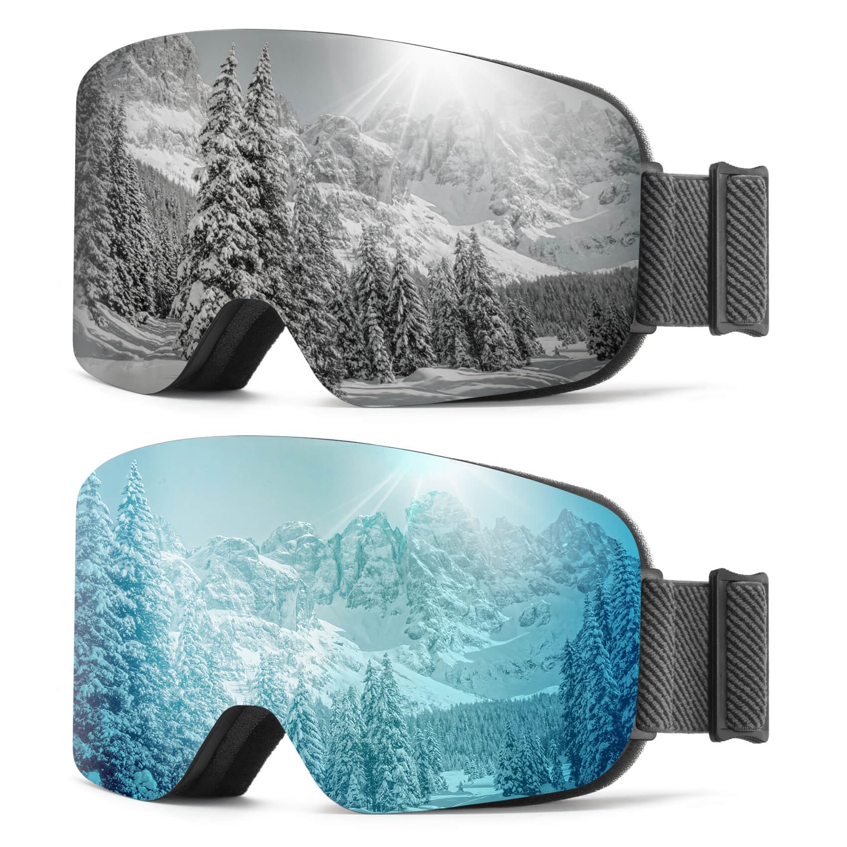 ski goggles for men women snow goggles anti fog snowboard goggles with 100% uv protection
