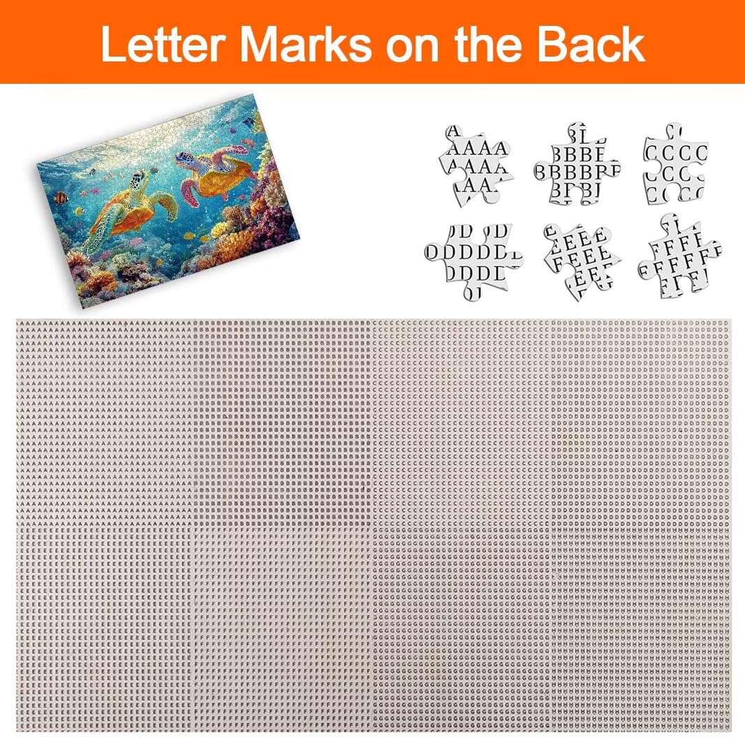 Puzzle Tartaruga Marina, Puzzle 5000 Pezzi Adulti per Decor, Regalo -8470