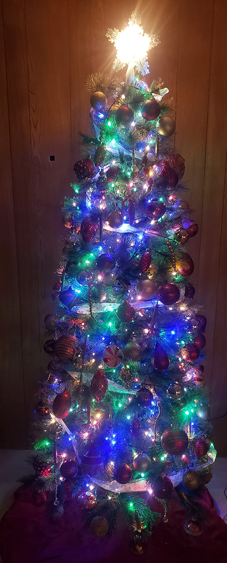 7/mo Finance BrizLabs Christmas Lights, 180ft 500 LED Color Changing