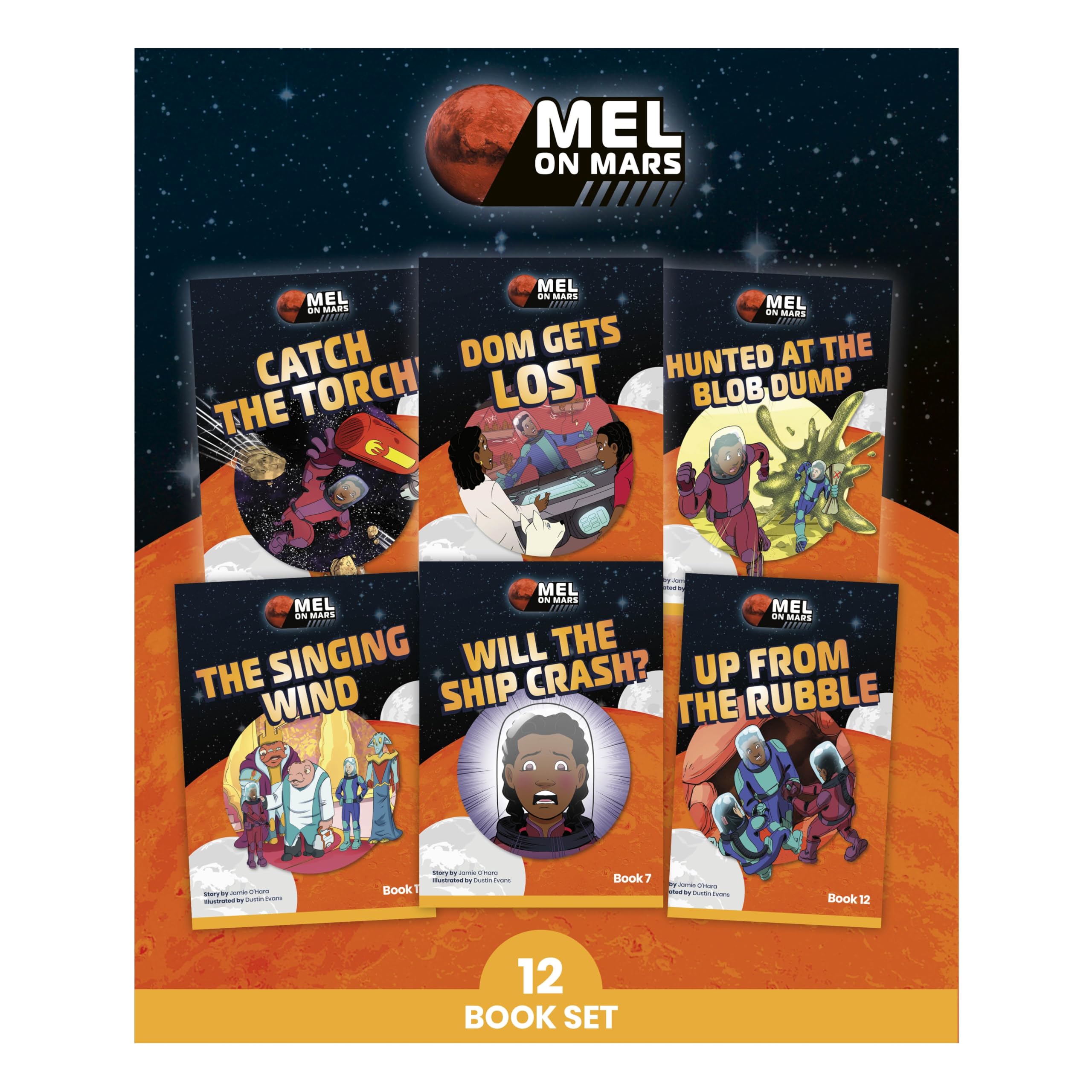 Phonic Books Mel on Mars: Decodable Books for Older Readers (CVC, Consonant Blends and Consonant Teams) (Phonic Books Catch-Up Decodable Readers)