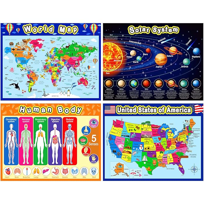Buy Extra Large Preschool Educational Learning Posters for Kids