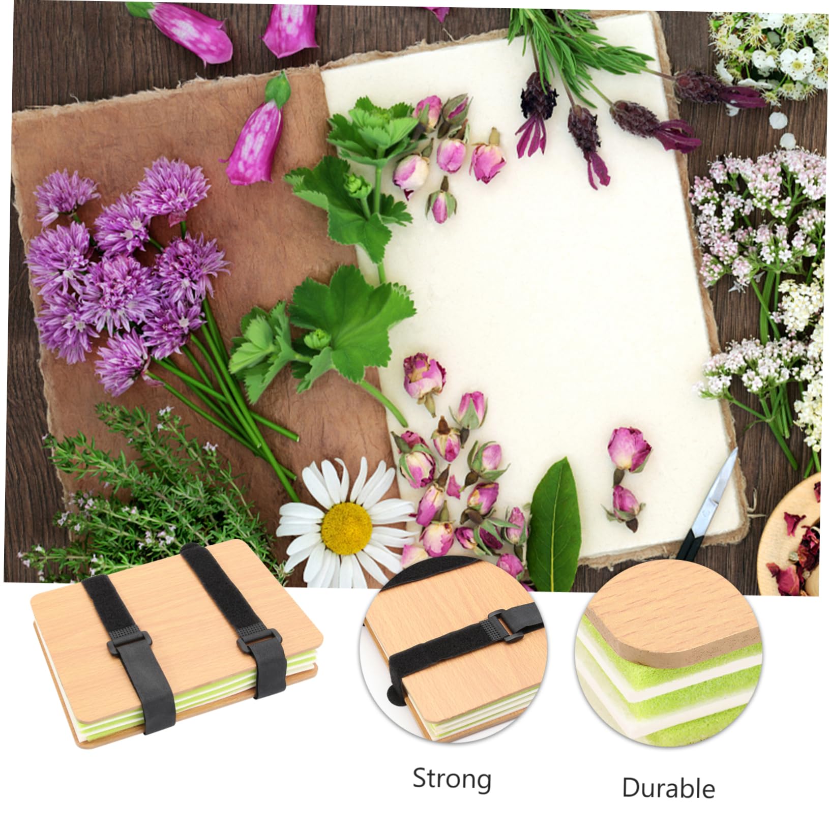 Presse à Fleurs Professionnelle En Bois – Kit De Pressage De Plantes Et Feuilles – Avec Sac De Transport, Plaques Séchage – DIY, Scrapbooking, Nature – Enfants Et Adultes