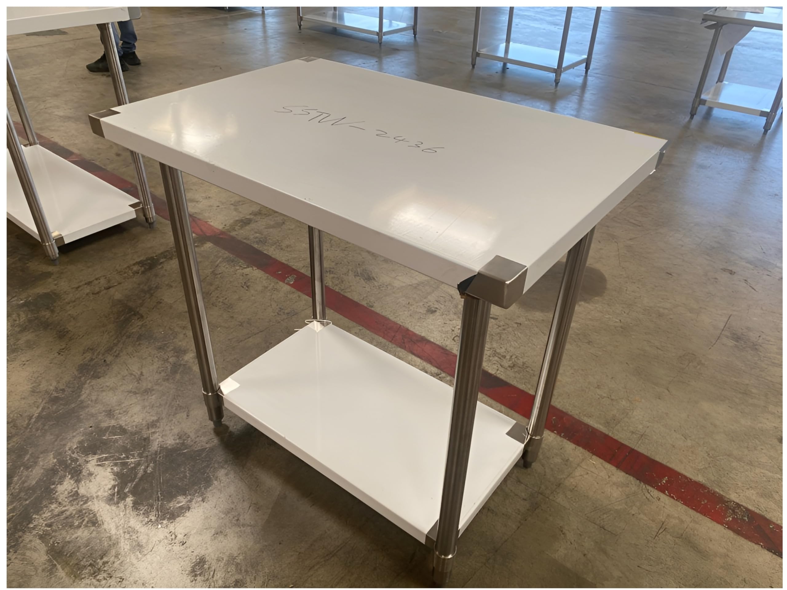 Commercial All Stainless Steel Table 36W x 30D x34H Inches Kitchen Equipment ETL NSF