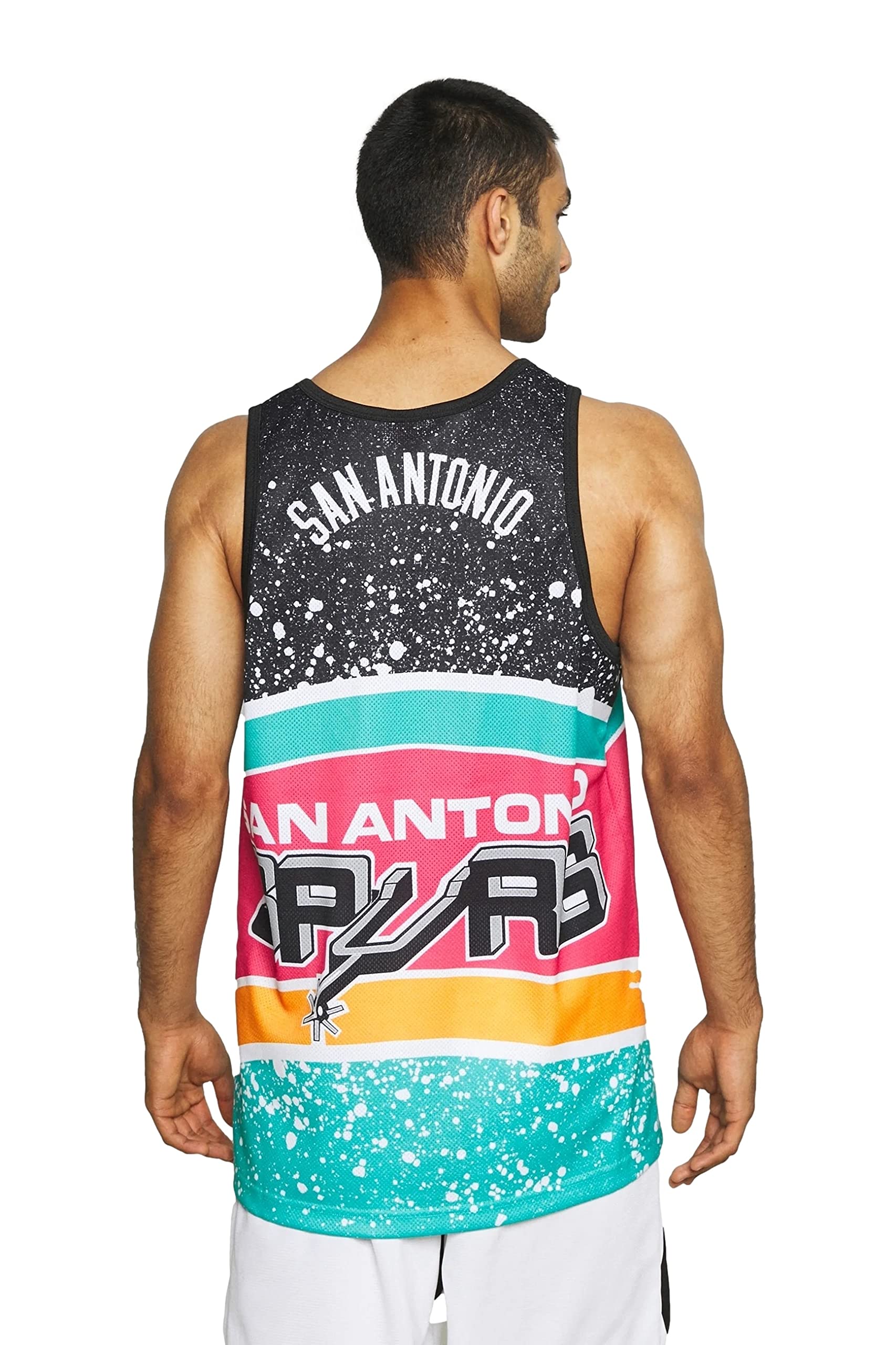 Mitchell & Ness NBA Jumbotron Sublimated Tank San Antonio Spurs